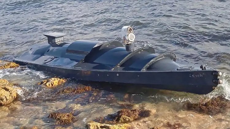 Ukraine Unleashes Mass Kamikaze Drone Boat Attack