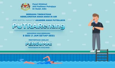 Program PUTRARenang sediakan kelas renang percuma untuk anak Putrajaya