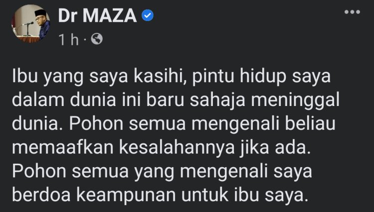 Ibu Mufti Perlis meninggal dunia