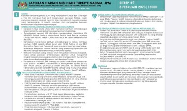 Pasukan kedua SMART berlepas ke Turkiye malam ini