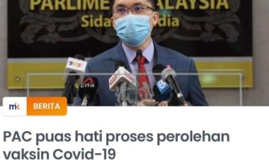 Tak perlu kertas putih, bekas pegawai kanan Muhyiddin dedah laporan PAC kelulusan pembelian vaksin Covid-19