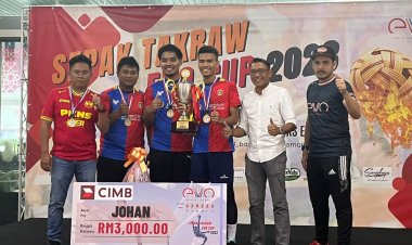 Awan Merah juara edisi sulung Piala Sepak Takraw Evo