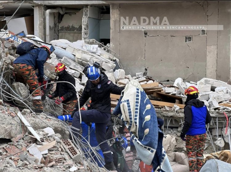 SMART berjaya keluarkan 20 mangsa gempa bumi di Turkiye
