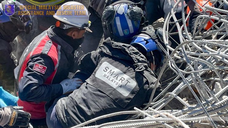 9 lagi mangsa berjaya dikeluarkan pasukan SAR negara di Turkiye