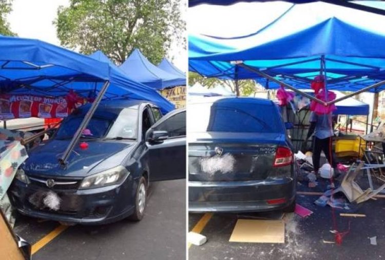 Wanita rempuh enam gerai bazar Ramadan