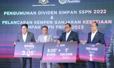Pengumuman dividen Simpan Skim Simpanan Pendidikan Nasional (Simpan SSPN) 2022 dan Pelancaran Kempen Ganjaran kesetiaan Simpan SSPN Prime 2023